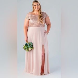 Size 26 Rose Gold/Blush Dress